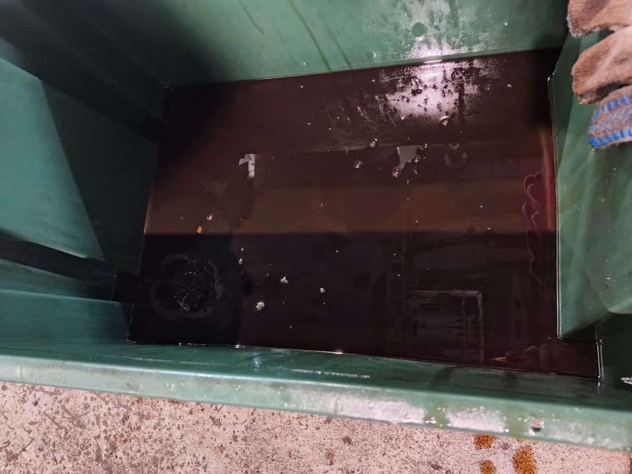 Слитое масло АКПП