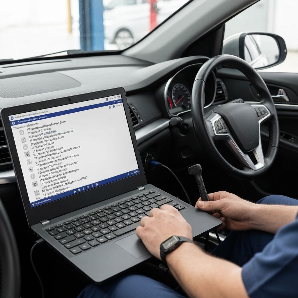 Процесс диагностики вариатора